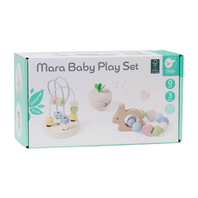 Classic World World Wooden Baby Play Set Mara, 3dlg.