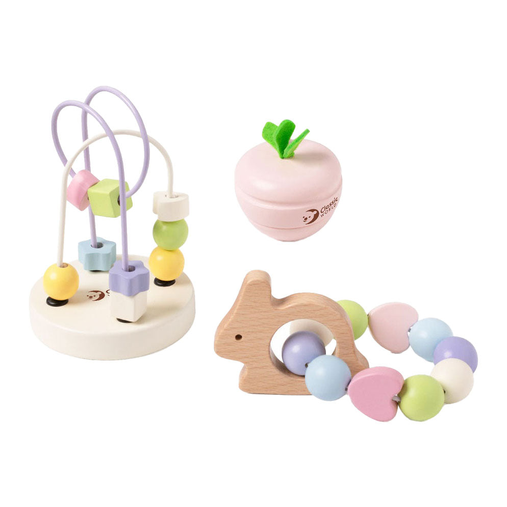 Classic World World Wooden Baby Play Set Mara, 3dlg.