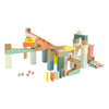 Classic World World Wooden Knikkerbaan Bouwset, 62dlg.