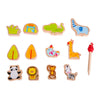 Classic World World Wooden Responsed Beads Zoo, 13dlg.