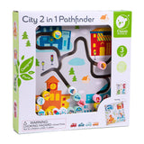 Classic World World Board Tri Triing Game 2in1 City and Waste Séparation des déchets - afbeelding 2