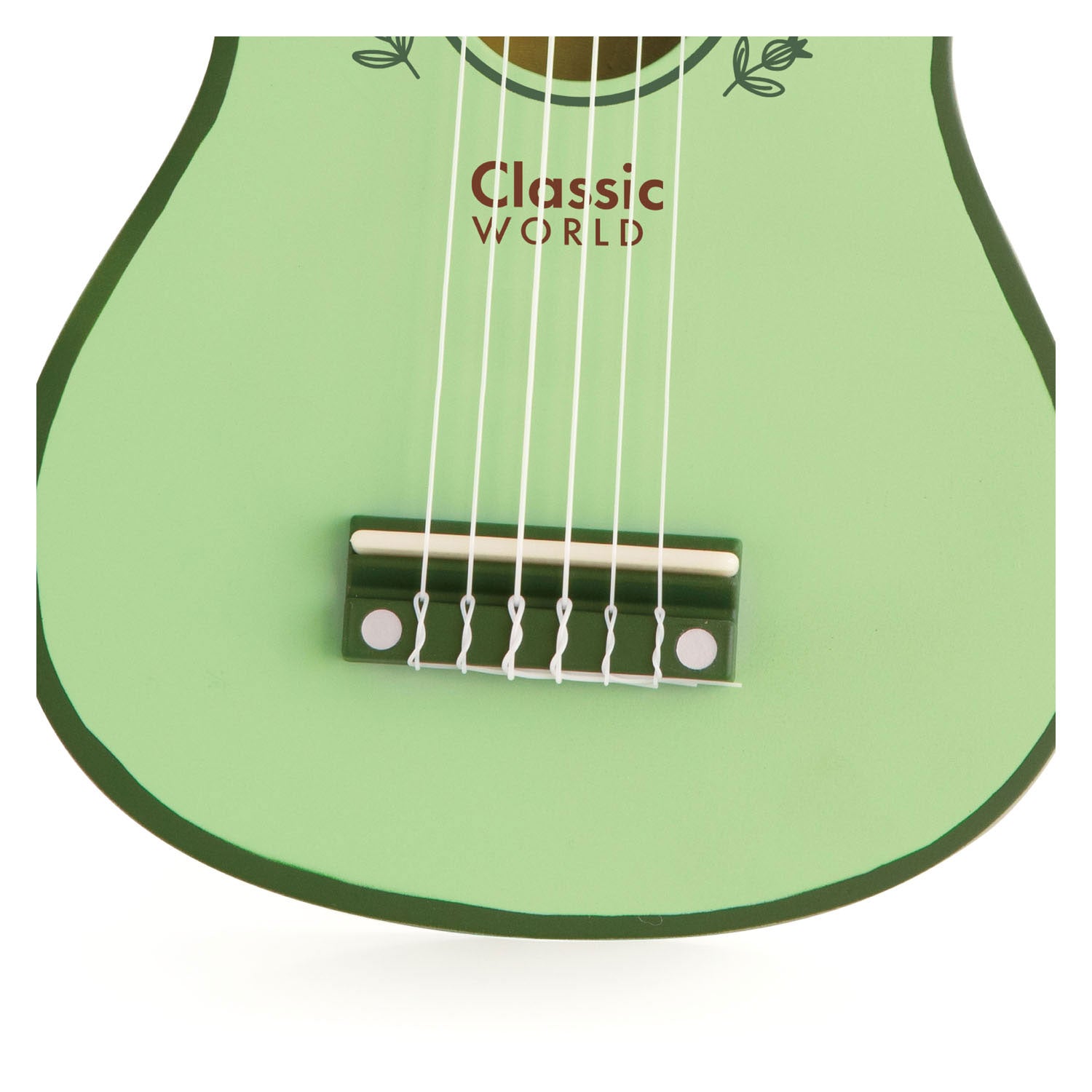 Guitare vintage en bois classique du monde