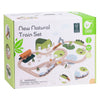 Coffret de train du monde classique nature - 100 pièces.