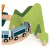Classic World Wood Train Track Klein Speelset, 40dlg.