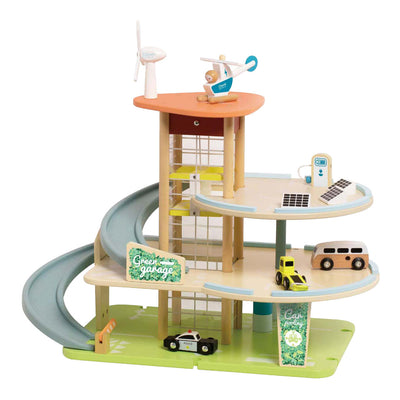 Garage durable en bois classique avec accessoires, 19DLG.