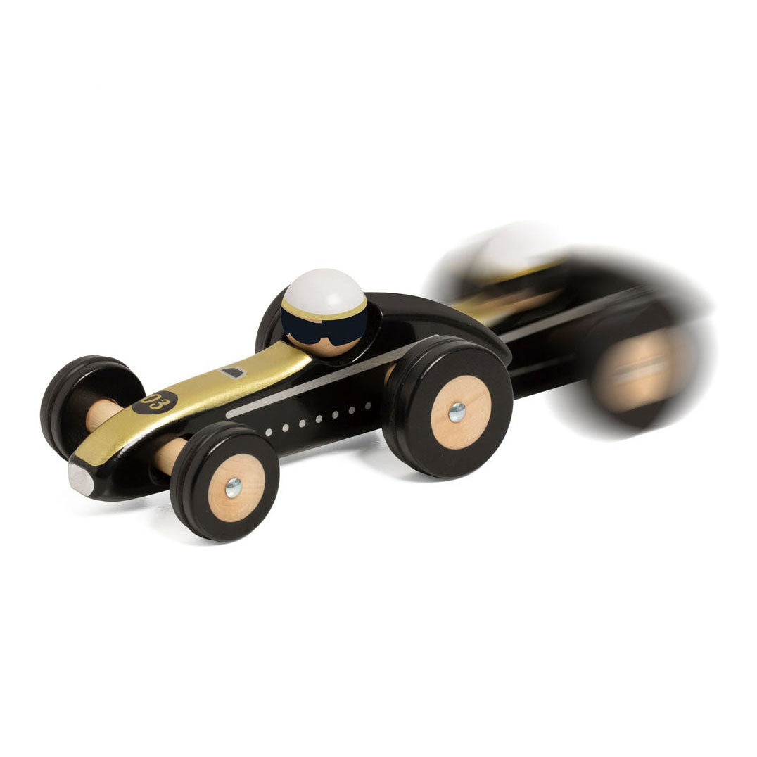 Voiture de jouet en bois mondial classique Indianapolis