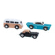 Set Classic World Wooden Tour Cars, 3e.