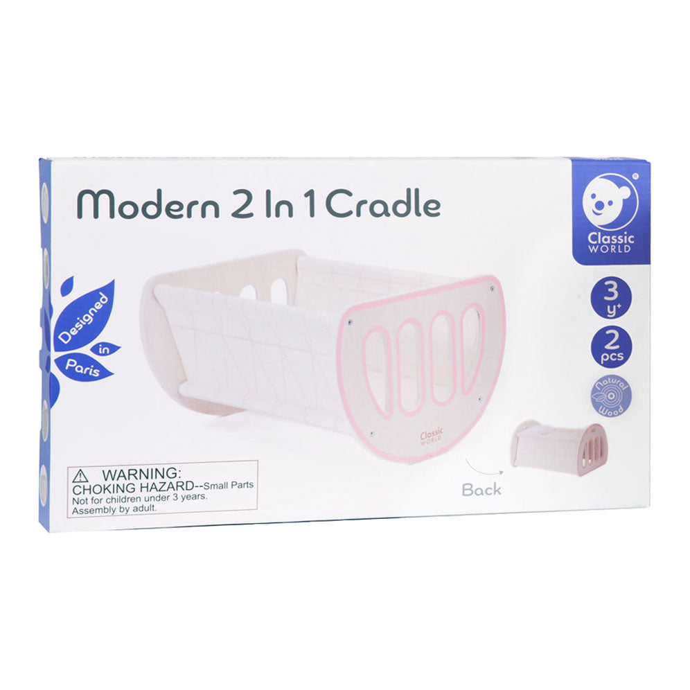CRIB CLASSIQUE WORLD HOUTEN 2IN1