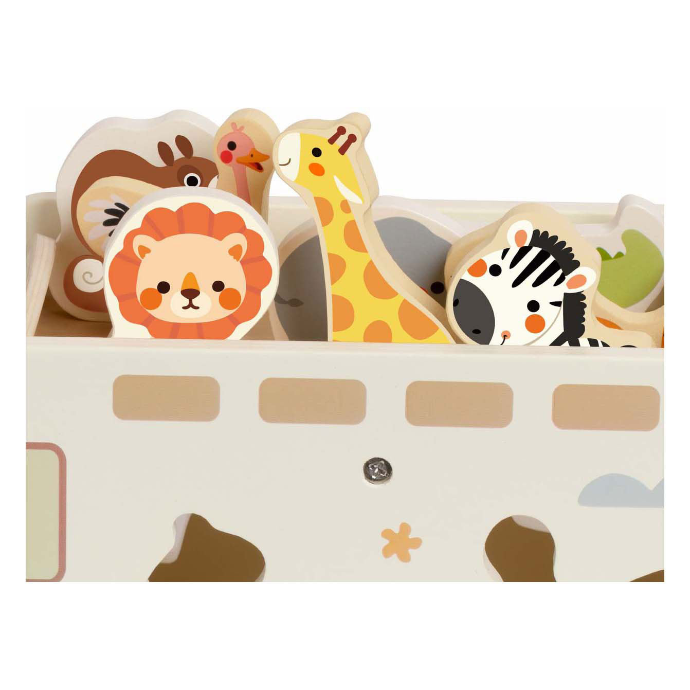 Classic World Wooden Adventures Safari Auto Vormstoof, 9dlg.