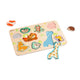 Classic World Wooden Insent Puzzle Animal Puzzle, 10e.