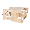 Classic World Houten 2in1 Tour d'apprentissage et table réglable, 90 cm