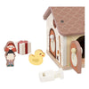 Maison de serrure en bois du monde classique - 11 pcs.