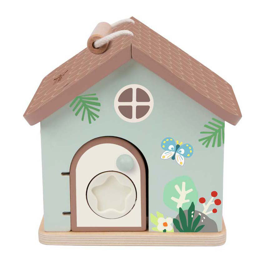 Maison de serrure en bois du monde classique - 11 pcs.