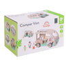 Camping-car en bois du monde classique avec accessoires - 9 pcs.