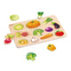 Légumes puzzle en bois du monde classique