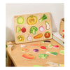 Légumes puzzle en bois du monde classique