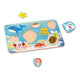 Puzzle en bois du monde classique océan - 9 pcs.