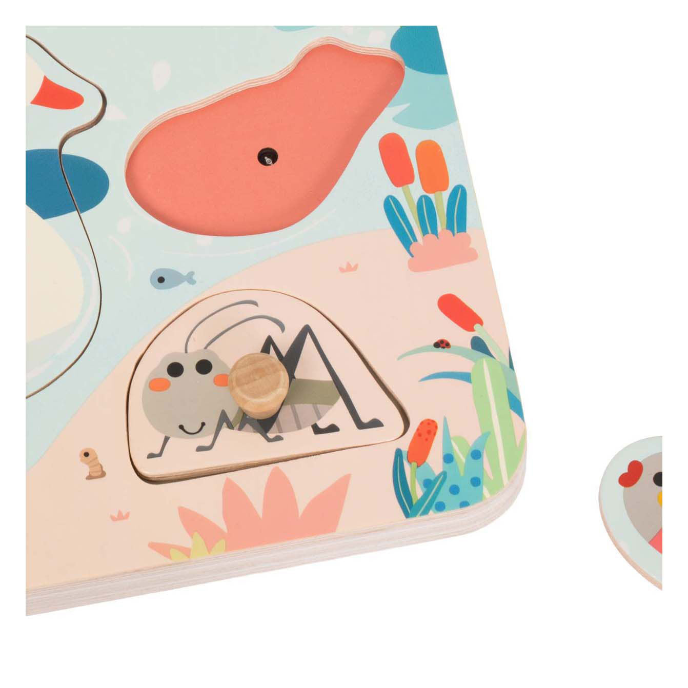 Piscine puzzle en bois du monde classique avec son
