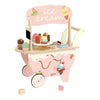 Chariot à glace en bois du monde classique