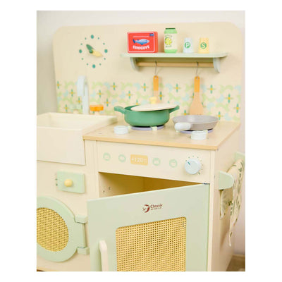 Cuisine en bois du monde classique avec accessoires - 14 pcs.