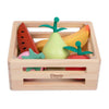 Caisse en bois du monde classique avec des fruits