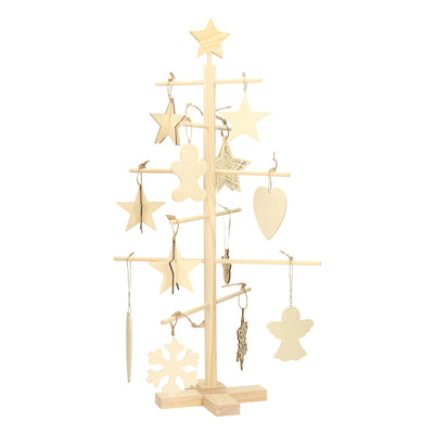 Arbre de Noël des enfants en bois, 60 cm