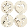 Cintres de Noël en bois 2in1, 8e.