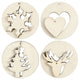 Cintres de Noël en bois 2in1, 8e.