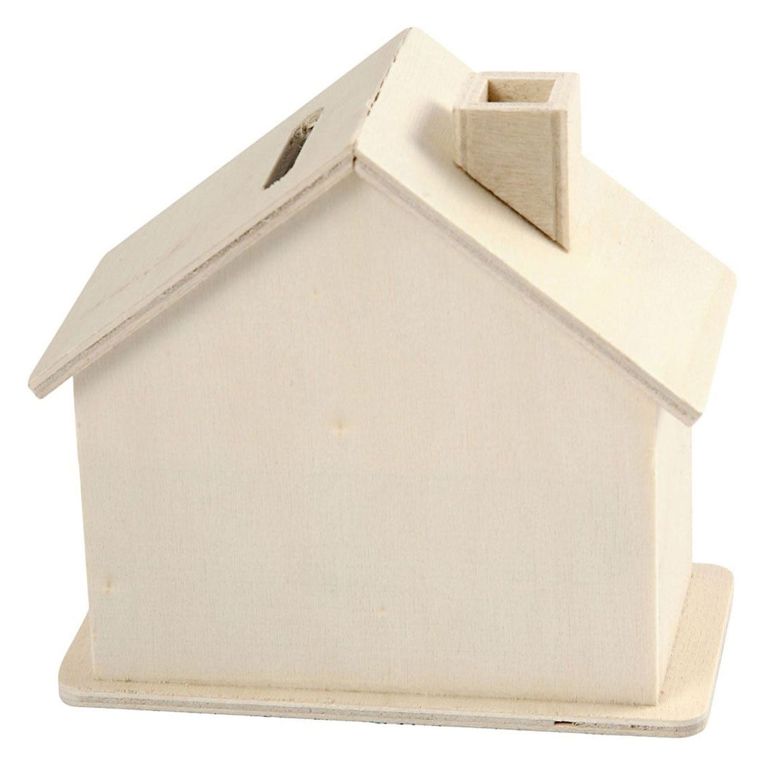 Maison de tirelire en bois