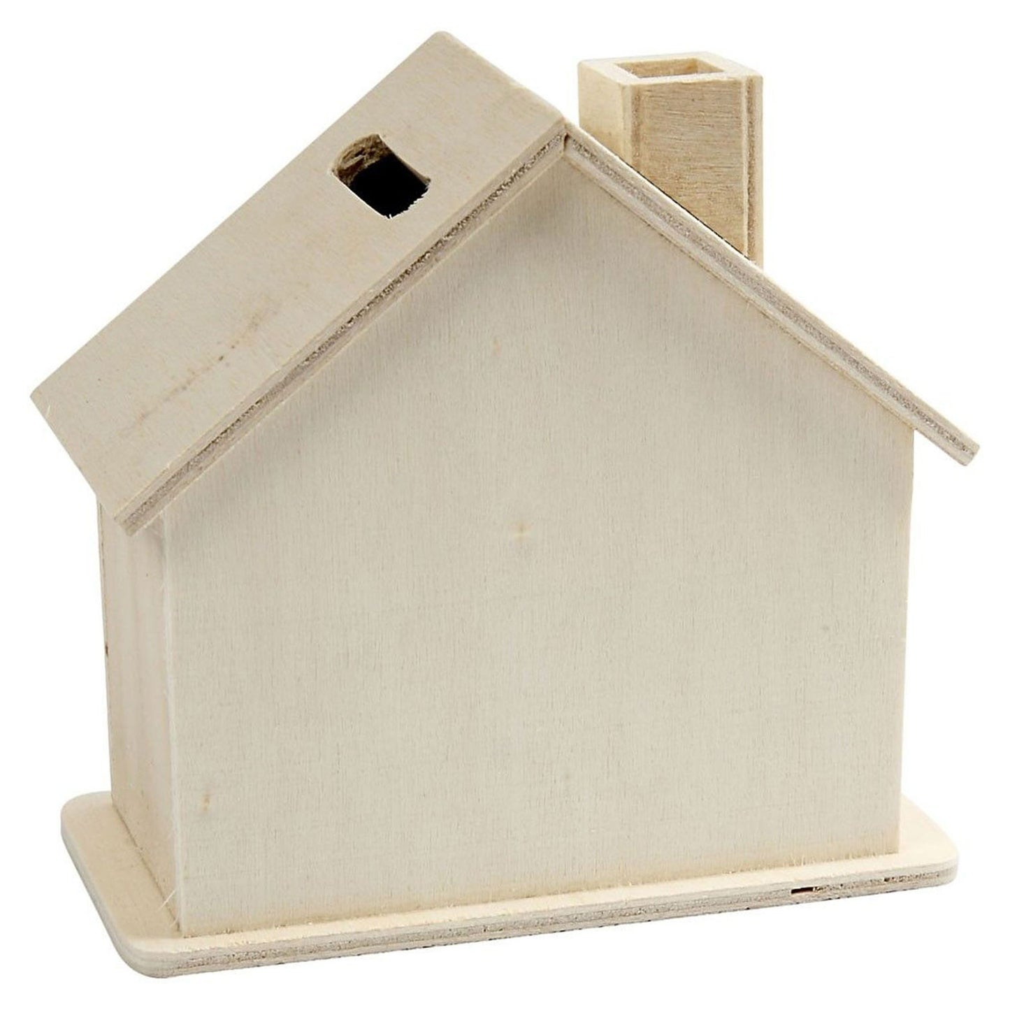 Maison de tirelire en bois