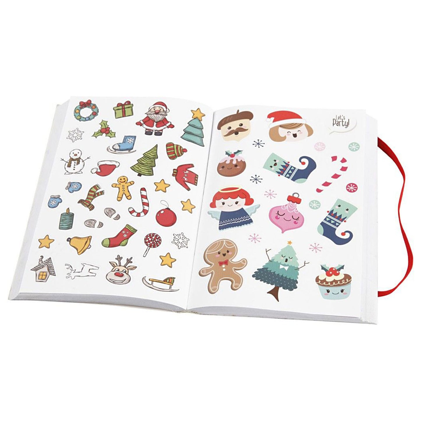 Livre d'autocollants Noël