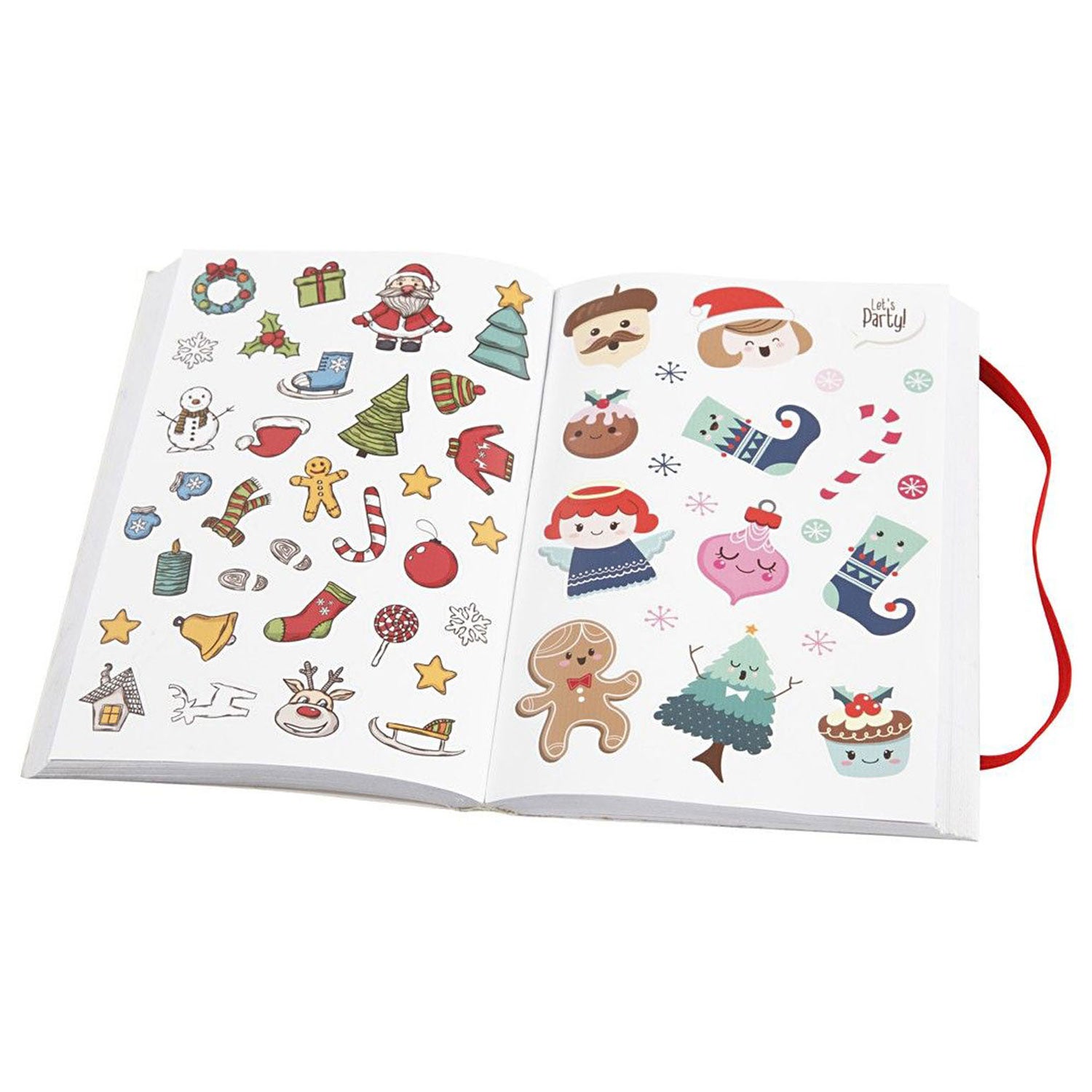 Livre d'autocollants Noël