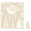 Faites et décorez vos arbres de Noël en bois