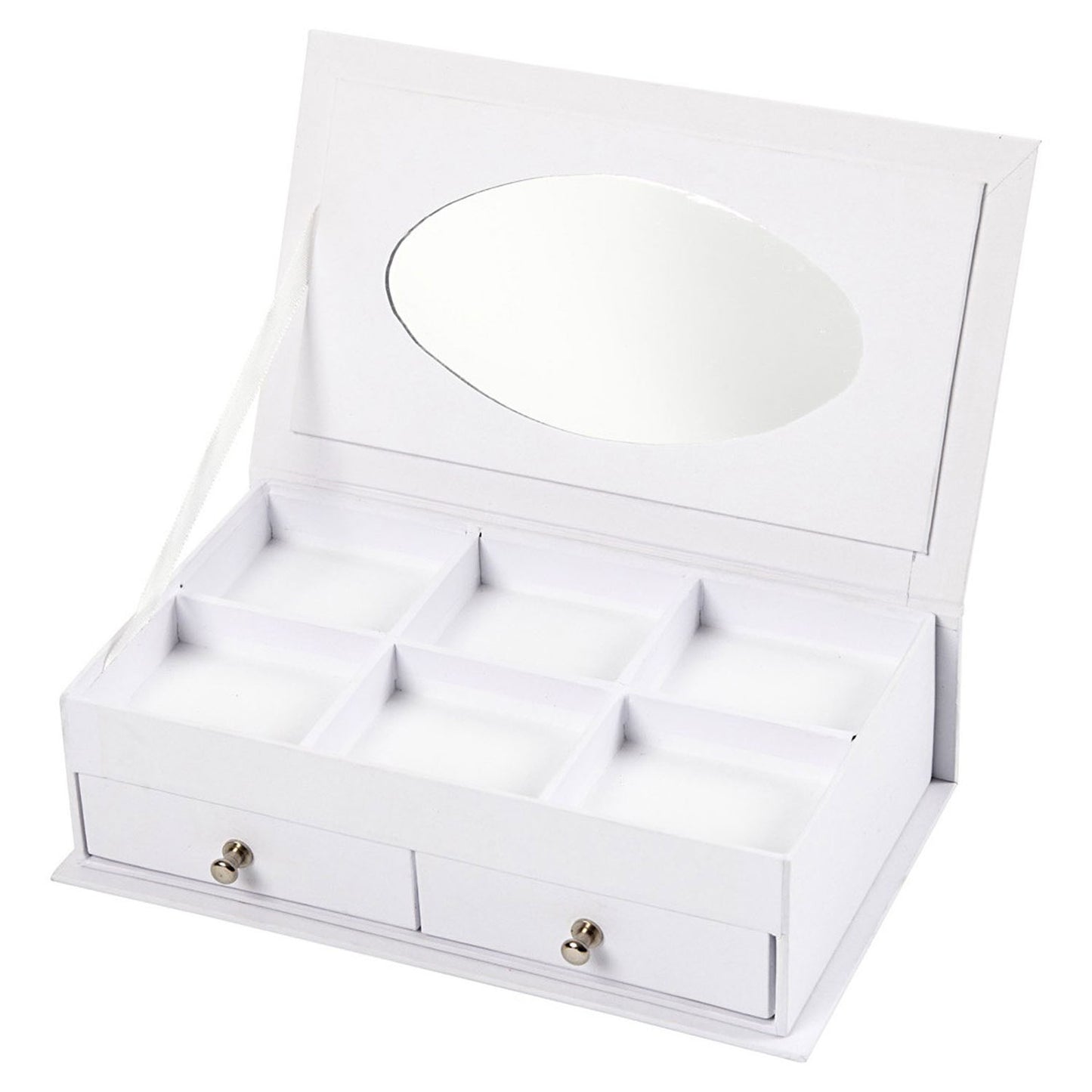 Boîte de bijoux Sirmaid Papier-Maché avec miroir