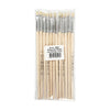 Brosses en bois No. 4, manche court, 12pcs.
