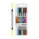 Marqueurs à double facteur - Couleurs de base, 6e.