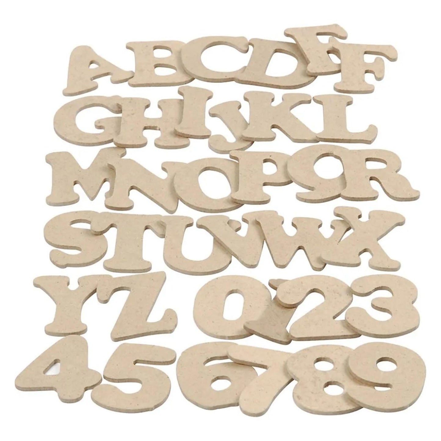 Numéros de lettres - MDF, 288st.