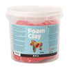 Argile en mousse - rouge, 560gr.