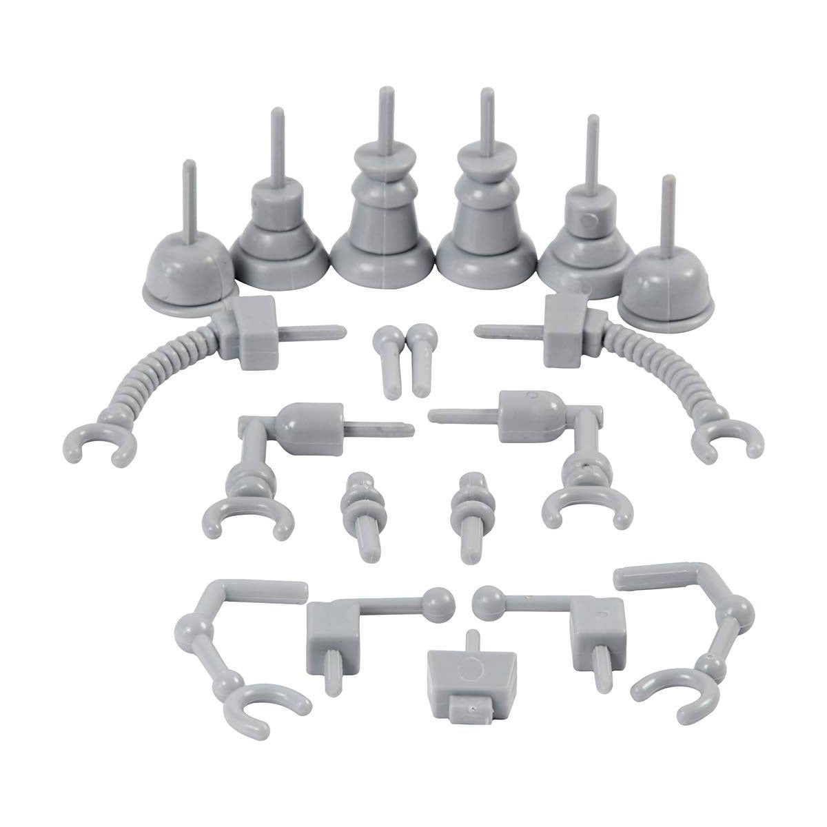 Pièces de robot gris, 19e.
