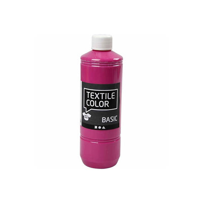 Peinture textile - Rose, 500ml