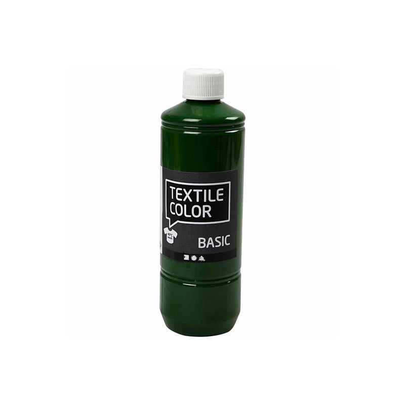 Peinture textile - Gerbe vert, 500 ml