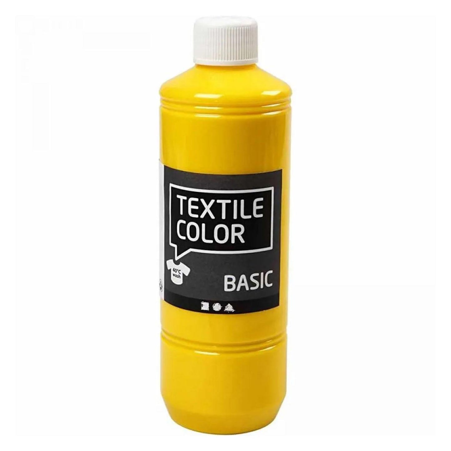 Peinture textile - couleurs primaires, 5x500 ml