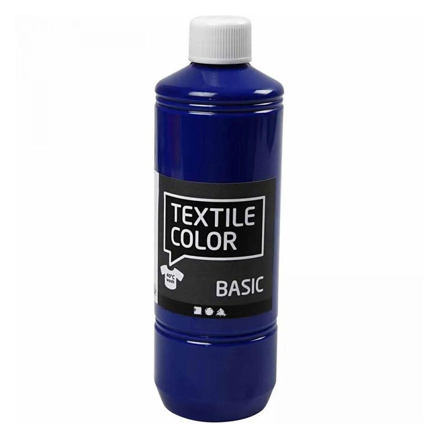 Peinture textile - couleurs primaires, 5x500 ml