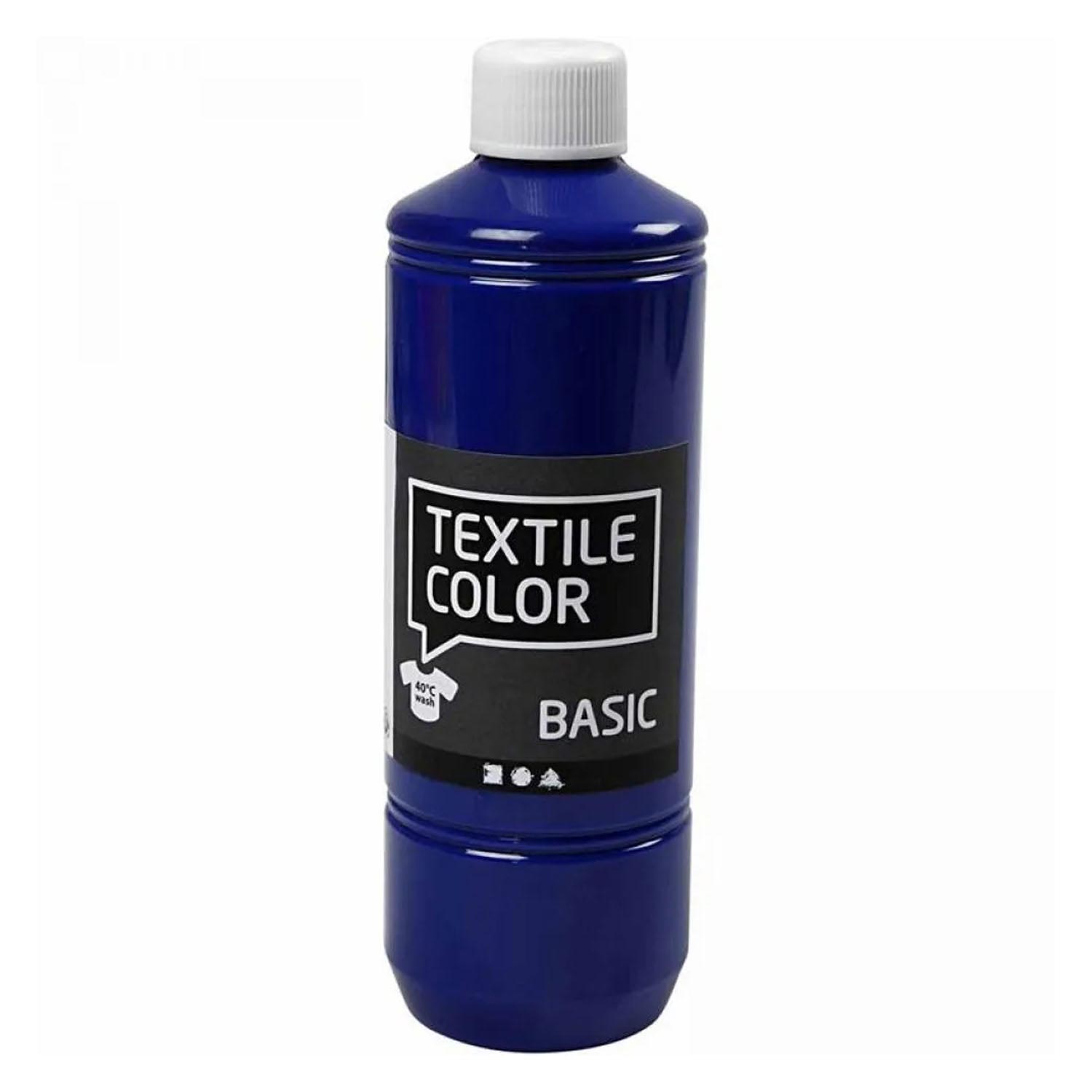 Peinture textile - couleurs primaires, 5x500 ml