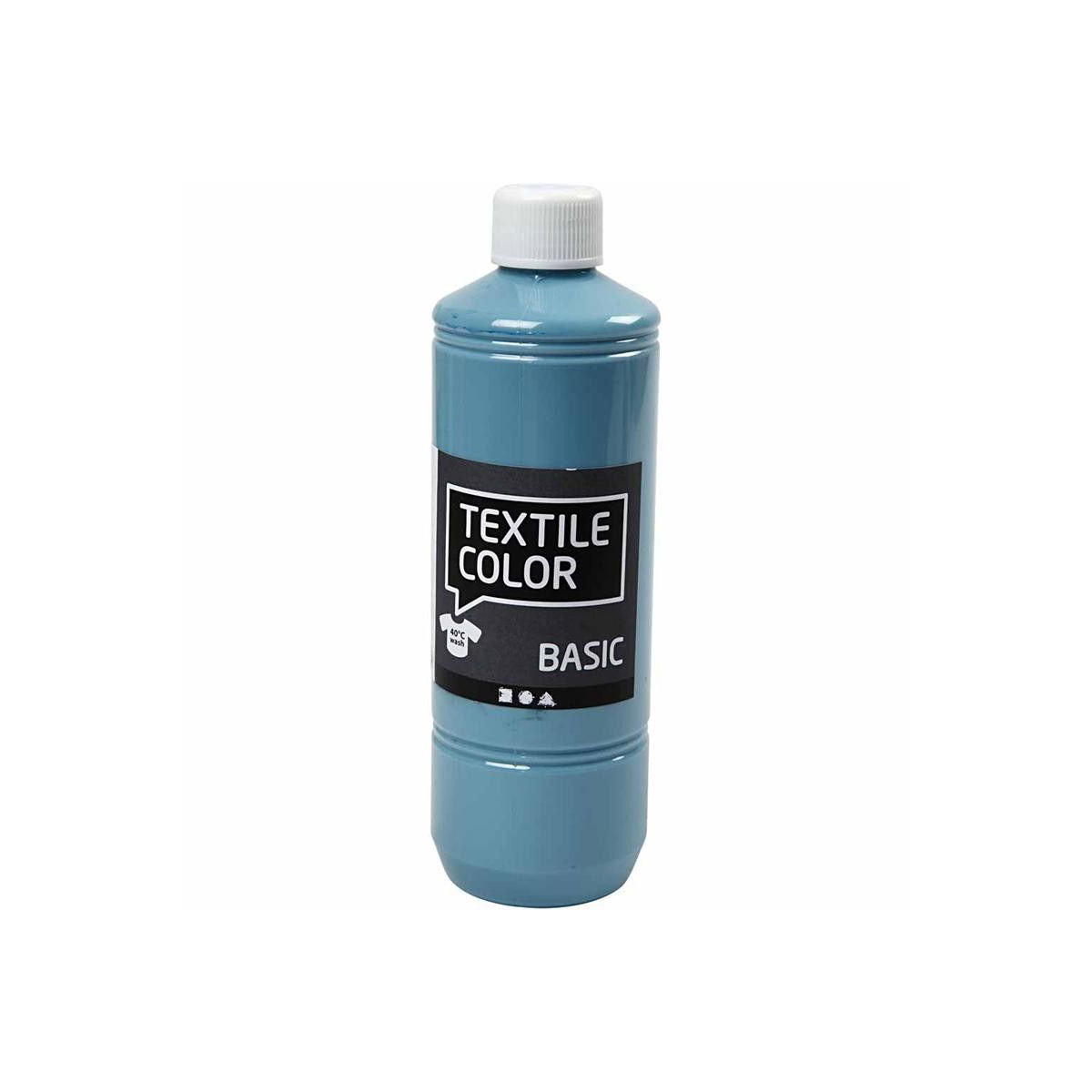 Peinture textile - bleu clair, 500 ml
