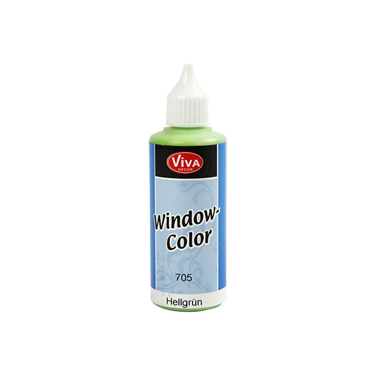 Sticker et peinture en verre - vert clair, 80 ml