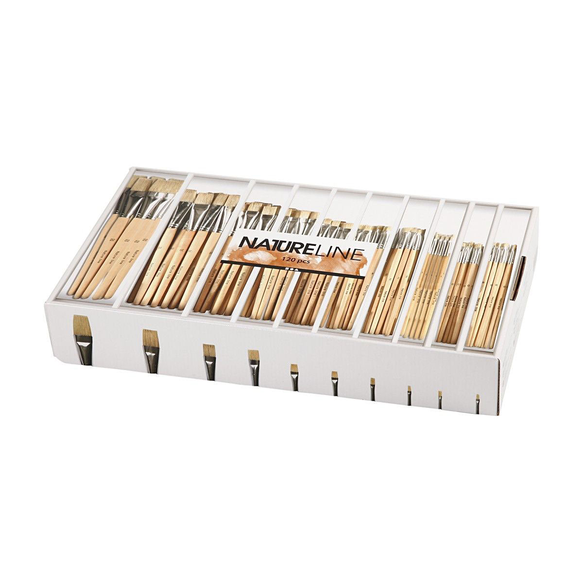 Brosses en bois, nr. 00-22, Korte Steel, 120st.