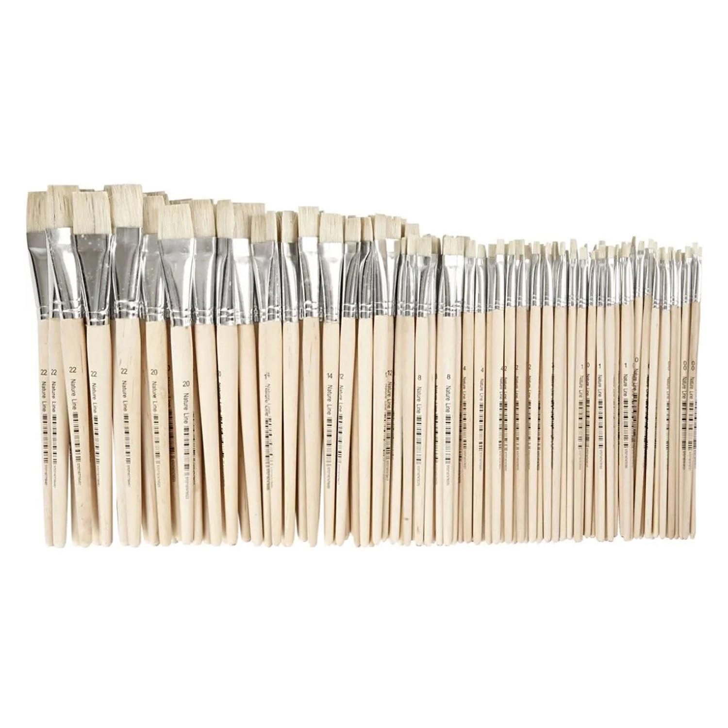 Brosses en bois, nr. 00-22, Korte Steel, 120st.
