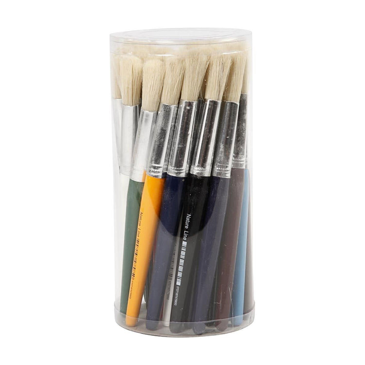 Creativ Company - Creativ Company - Brosses pour enfants autour de 19 cm 30 pièces