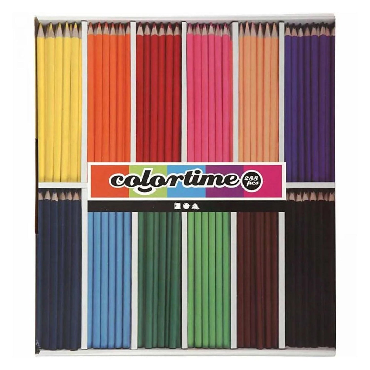 Crayons de couleur triangulaire - Couleurs de base, 288e.